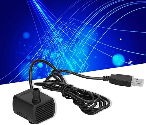 Miniatura 7 de Mini bomba sumergible, 5 V USB DC sumergible ultra silenciosa sin escobillas acuario fuente de peces para pecesfuentes de mascotas