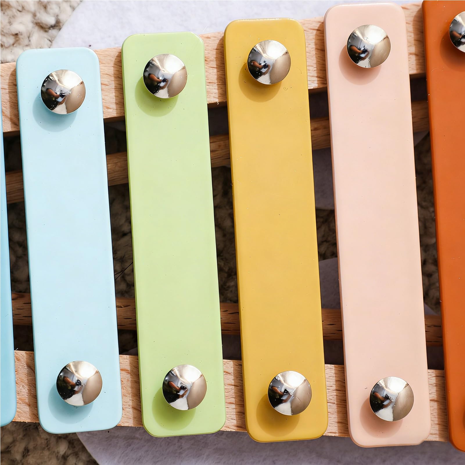 Montessori Juego de Instrumentos Musicales de Madera Pandereta de Madera Xilófono Maracas Campanilla de Viento Juguete Educativo de Música Temprana para Niños Pequeños