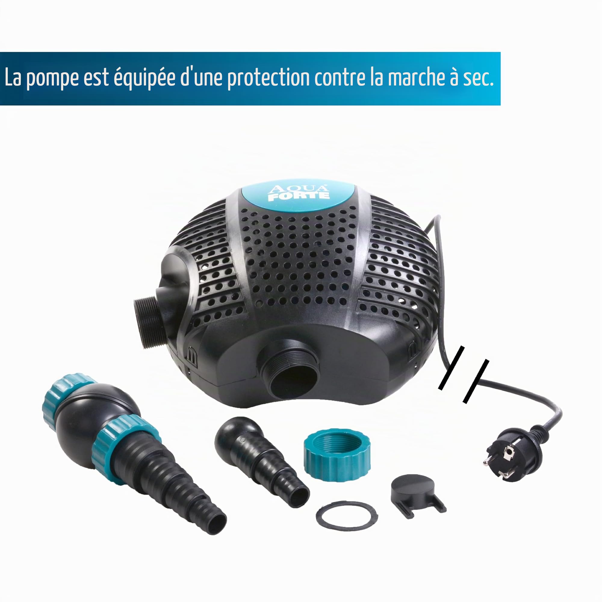 Aquaforte O-20000 Plus Pompe 200W 19m³/h 7m 10m