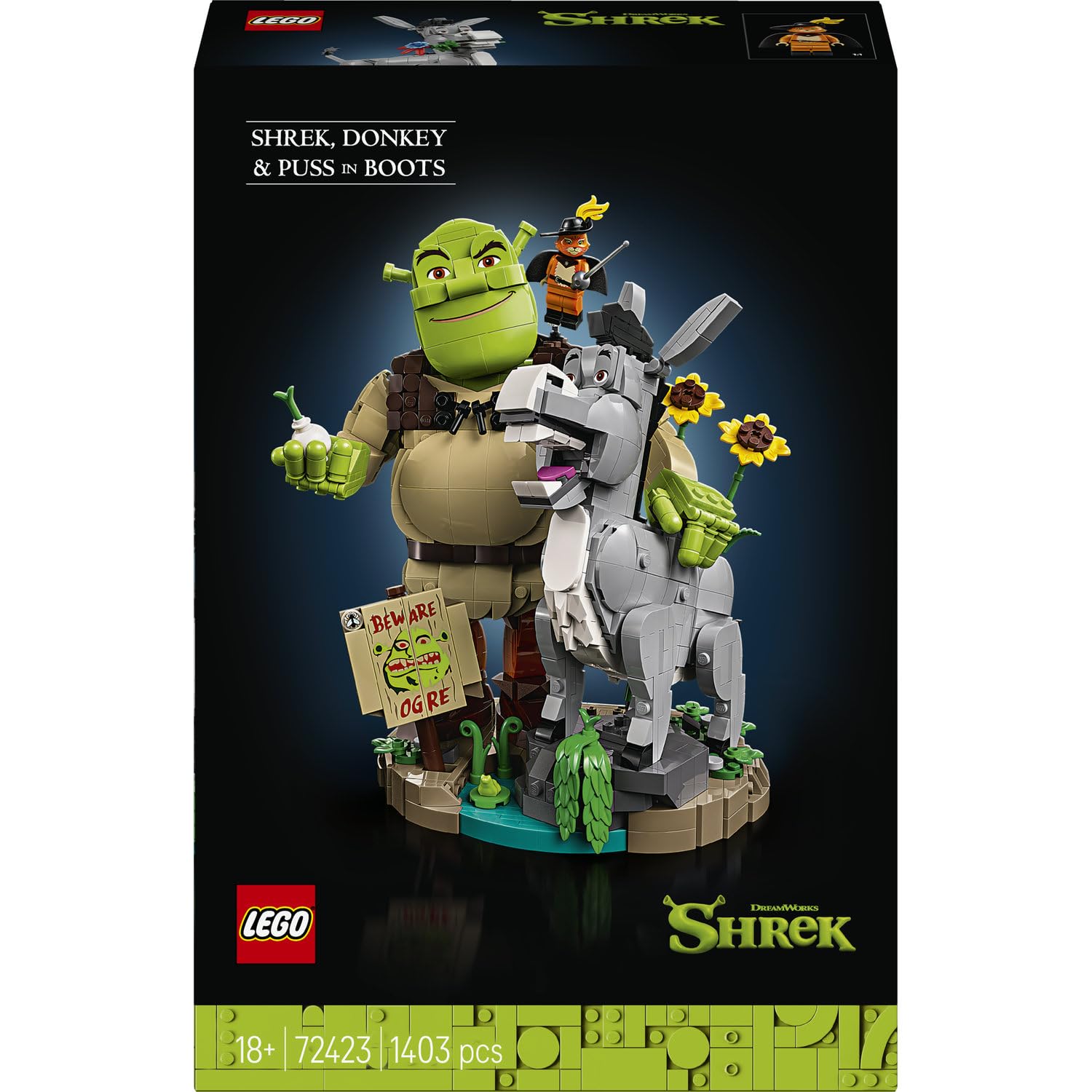 LEGO Shrek: Shrek, Donkey & Puss in Boots 72423