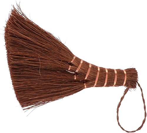 1 unid mini escoba marrón pequeña escoba natural pequeña escoba barredora portátil herramientas miniatura mini escritorio madera escoba casa