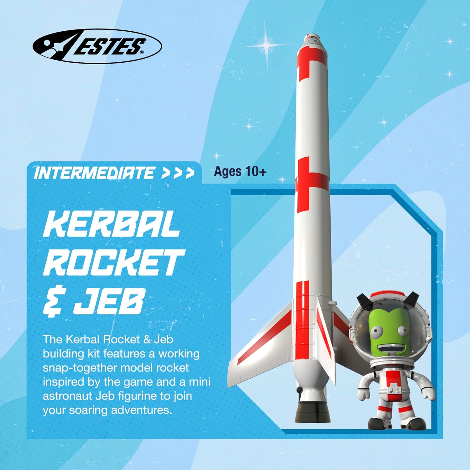 Estes 009726 Kerbal W/Jebediah Kerbonaut