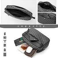 Vista 3 de Bolso cruzado para hombre, bolso de hombro para hombre para ir al trabajo, bolso de viaje Bolso de trabajo para hombre pequeño