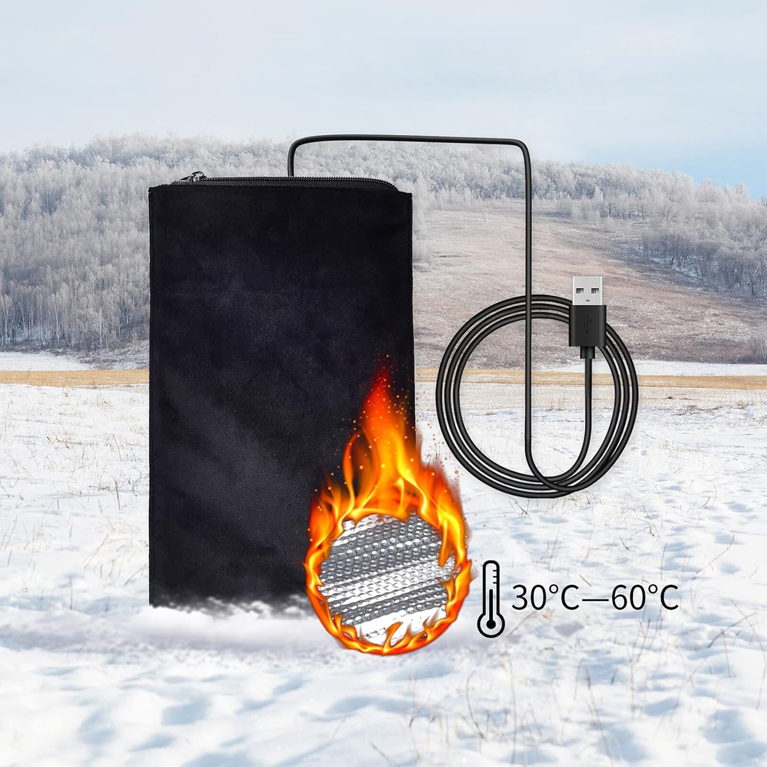 Replacement Part For Safe Bag Fireproof Guard Sleeve Sack Large Size Safety Pouch For Charge And Storage