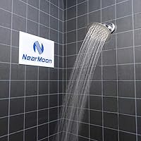 Vista 6 de NearMoon Cabezal de ducha de lluvia, diseño ultrafino - aumento de presión, experiencia impresionante, cabezal de lluvia de acero inoxidable de alto