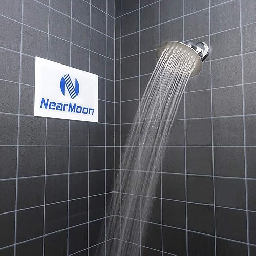 Miniatura 6 de NearMoon Cabezal de ducha de lluvia, diseño ultrafino, aumento de presión, impresionante algo de experiencia, cabezal de lluvia de acero inoxidable