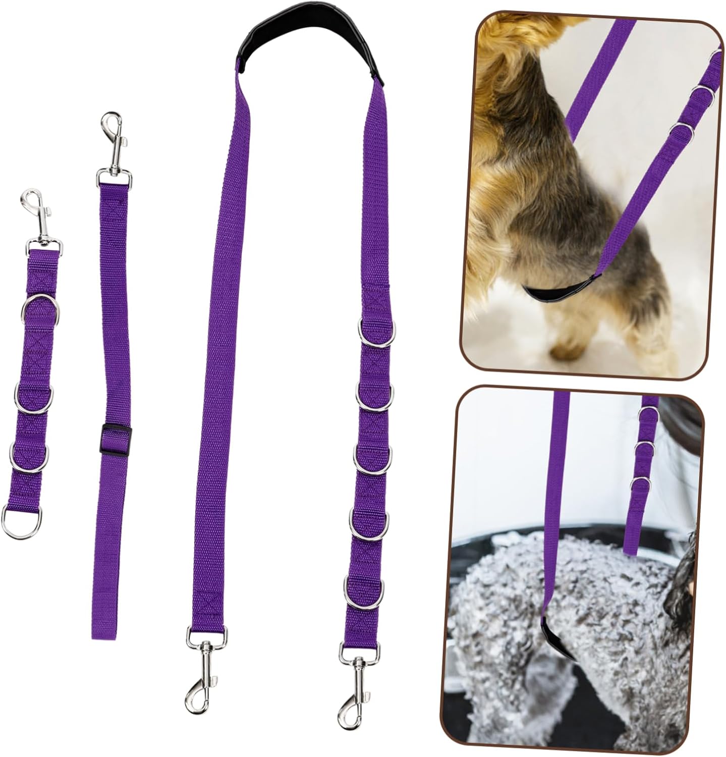 9pcs Adjustable Dog Grooming Straps Pet Bathing Leash for Grooming Tables Leash for Dogs Safe and Practical for All