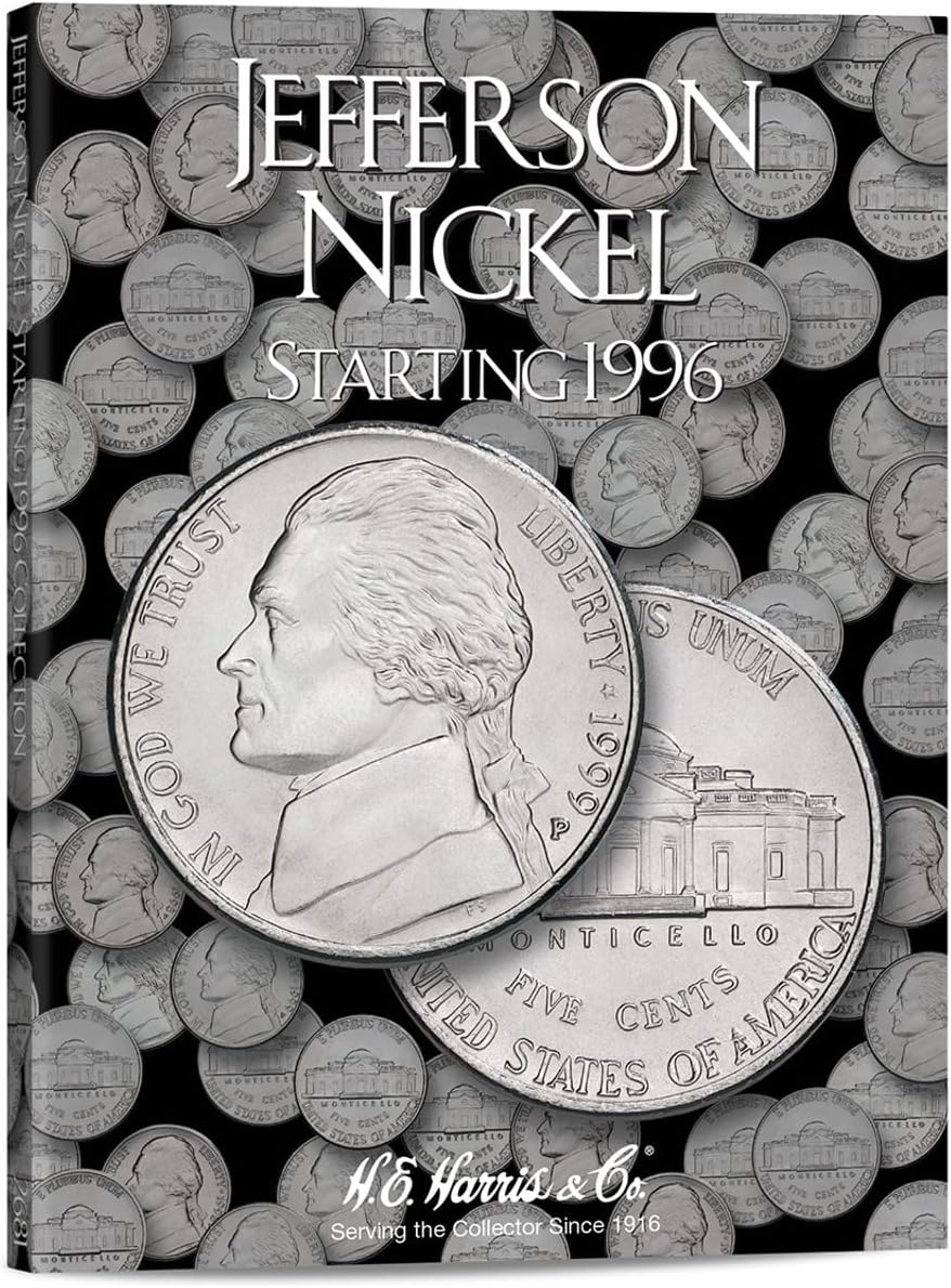 Amazon.com: H.E. Harris & Co U.S. Jefferson Nickel Coin Folder 1996 ...