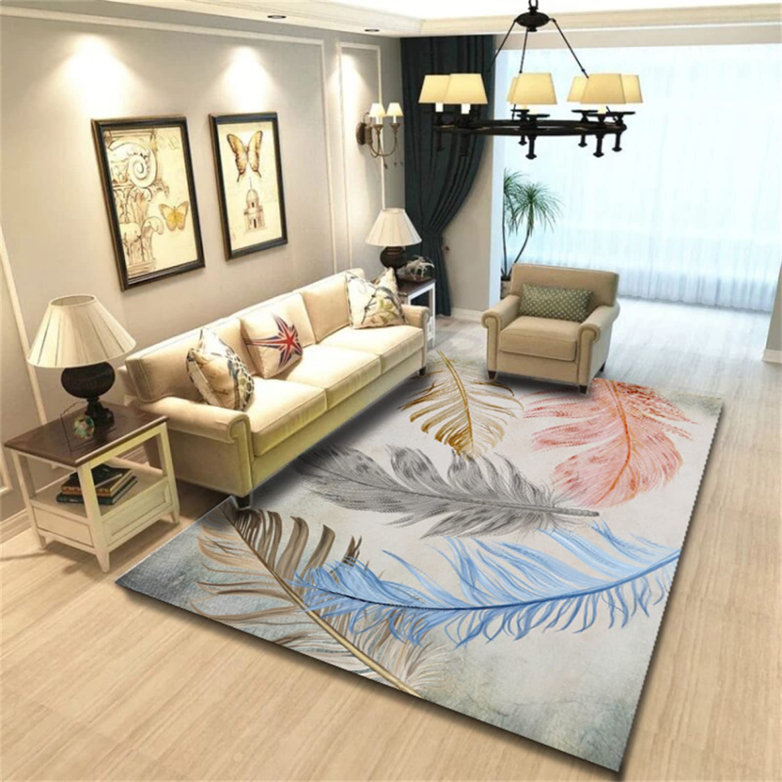 Tapis de jeux enfant antidérapant pour protéger les sols des salons
