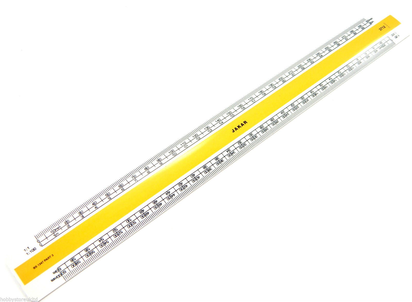 Jakar Clear Scale Ruler Rule Metric Plastic Flat Acrylic Ruler Draughtsmens Ruler 6" 12" New (6")