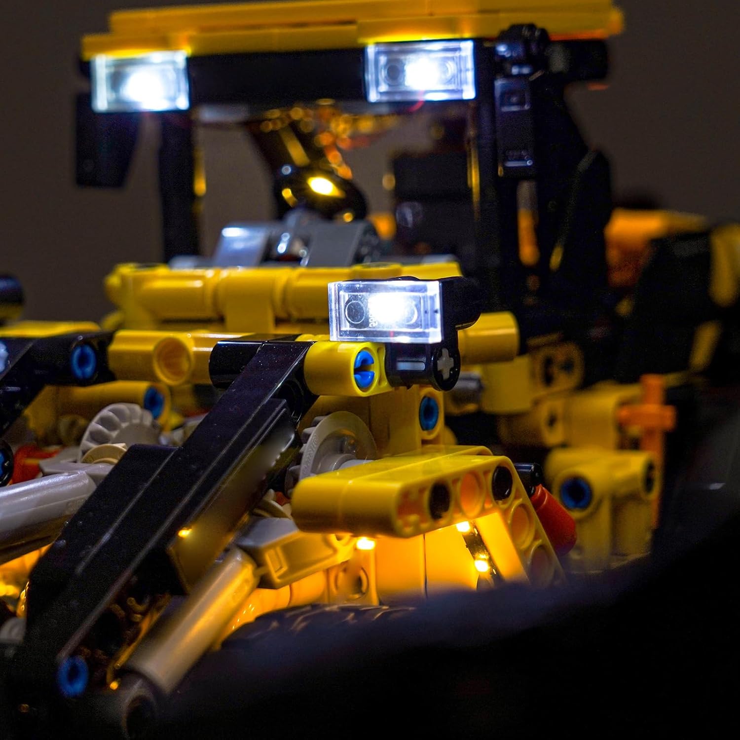 Upgraded Led Light Kit Compatible with Lego Technic Volvo L120 Electric Wheel Loader Building Set, Lights Decoration Compatible with Lego 42209 (Model Not Included)
