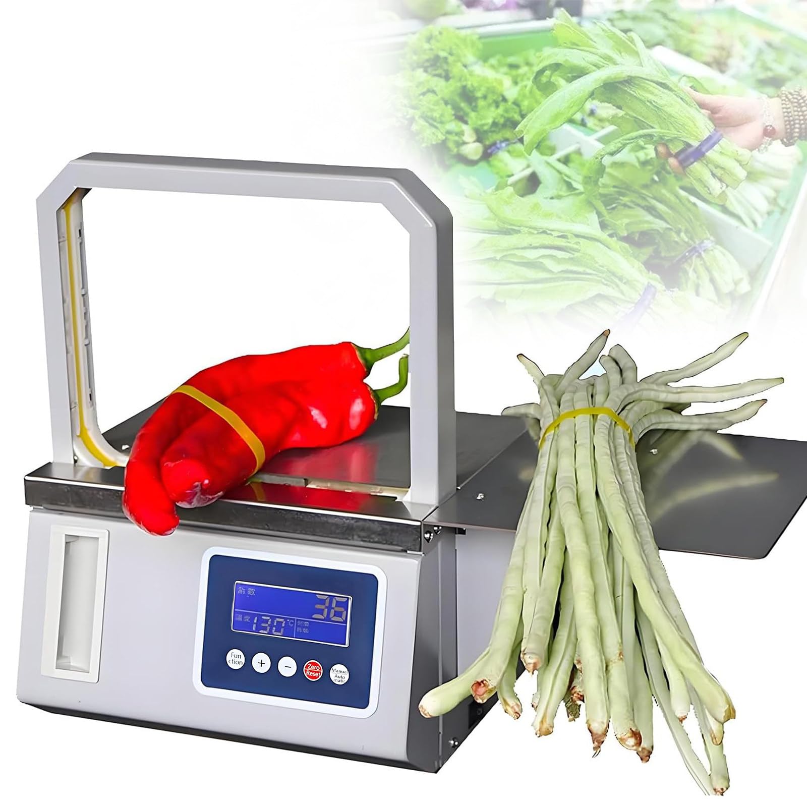 ZHLINGQ Small Supermarket Vegetable Packing Machine 22×17cm