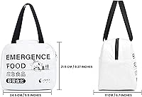 Vista 6 de Genshin Impact - Lonchera térmica reutilizable e impermeable con bolsillo, bolsas de almuerzo para hombres y mujeres (blanco)