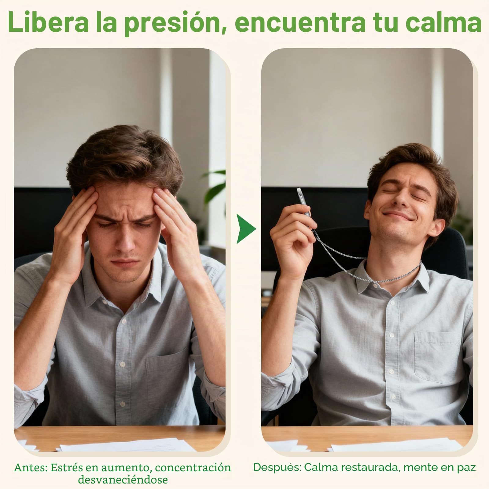 Collar de Respiración Dejar de Fumar, Resistencia Ajustable, Entrenador de Respiración con Filtro de Sabor Intercambiable, Perfecto para Relajación Diaria