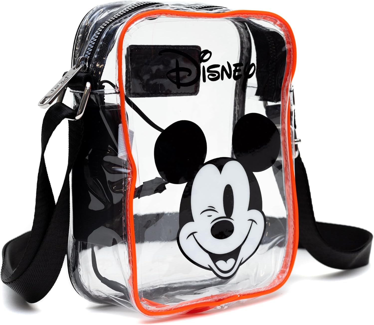 Disney Bag, Crossbody Light Up, Disney Mickey Mouse Winking Expression, Transparent, Clear PVC - Image 2