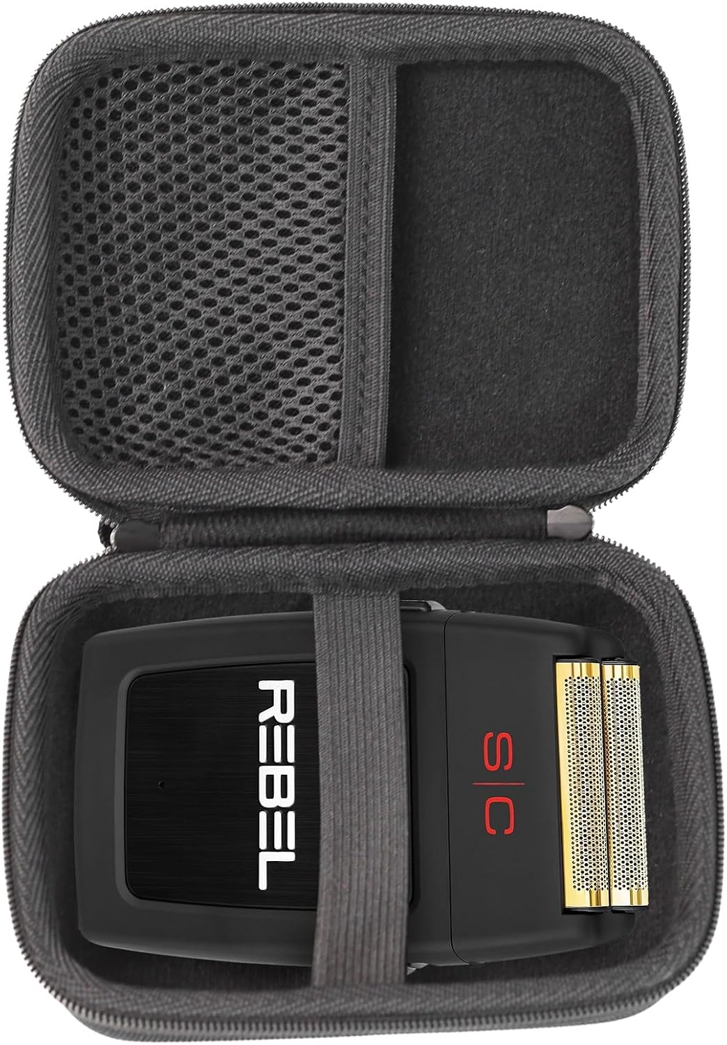 Protective Travel Case Compatible with StyleCraft SC Rebel Professional Electric Men's Cordless Double Foil Shaver（ Only Case）
