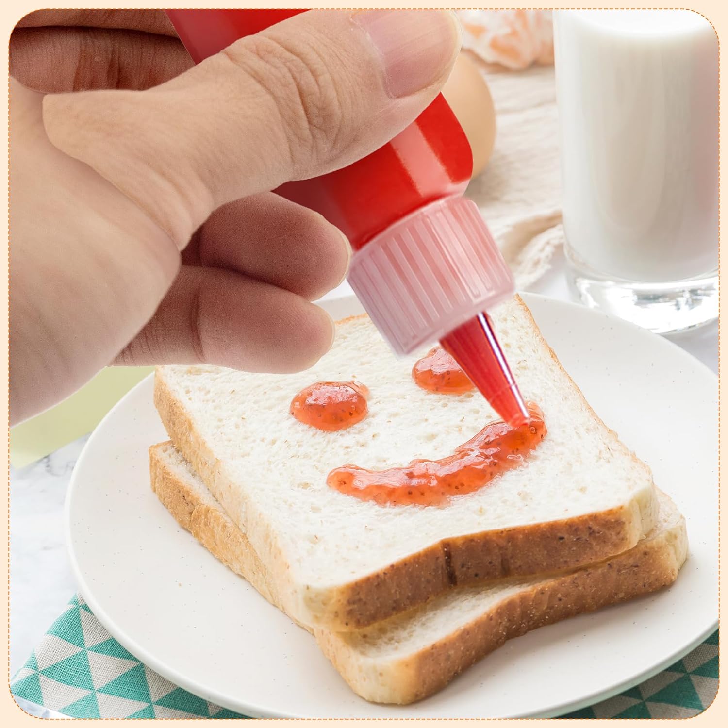 120 Pcs Squeeze Bottle for Liquids, Mini Sauce Bottles with Squeeze Top Caps, for Icing Cookie Decorating Sauces Condiments Arts Crafts (1 Oz)