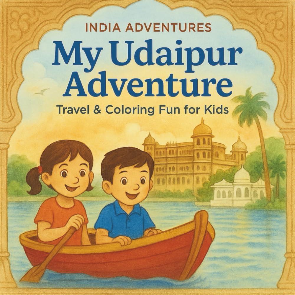 My Udaipur Adventure Travel and Coloring Fun for Kids: A Fun Travel Coloring Journey Through India’s City of Lakes! (My India Adventure: Travel & Coloring Series for Kids)