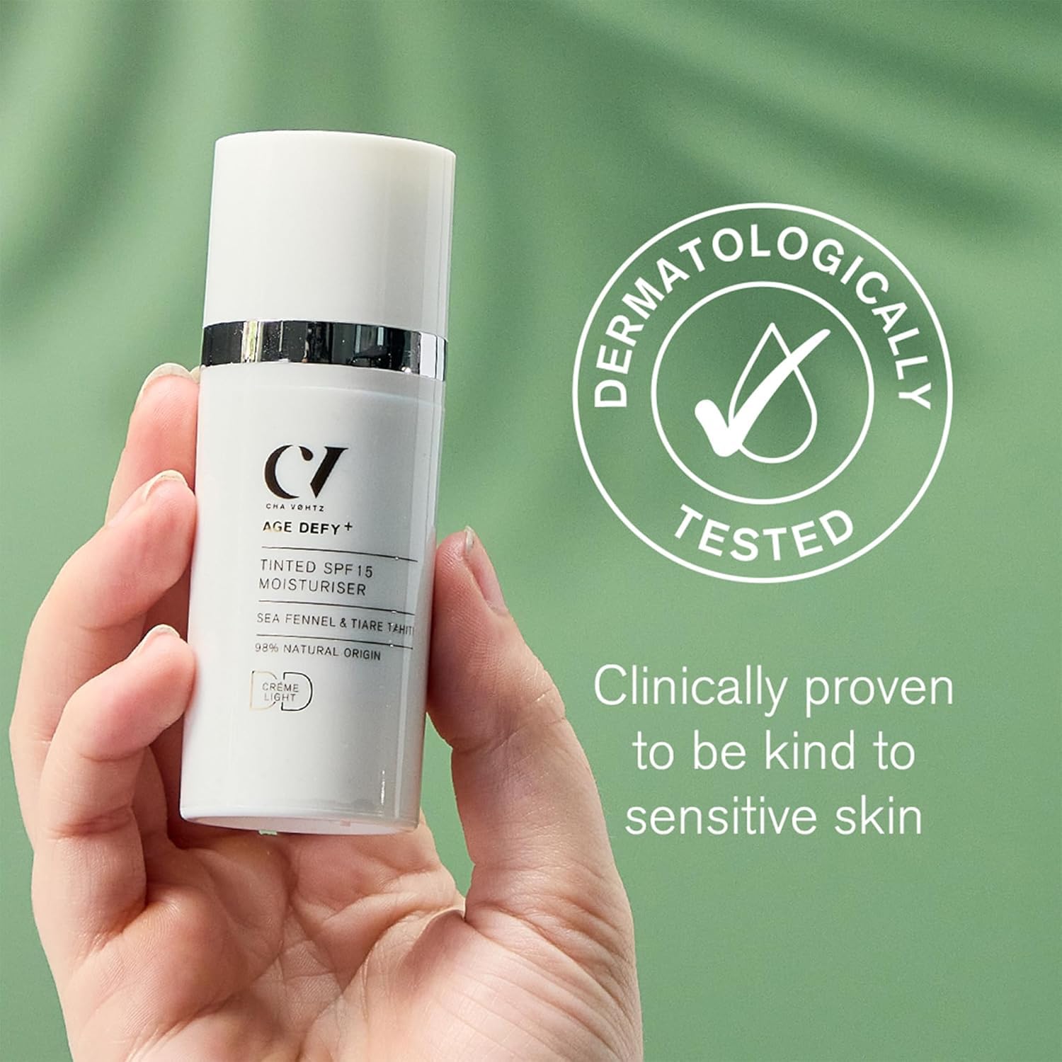 Green People Age Defy+ Tinted DD Moisturiser SPF15 Light, 30ml