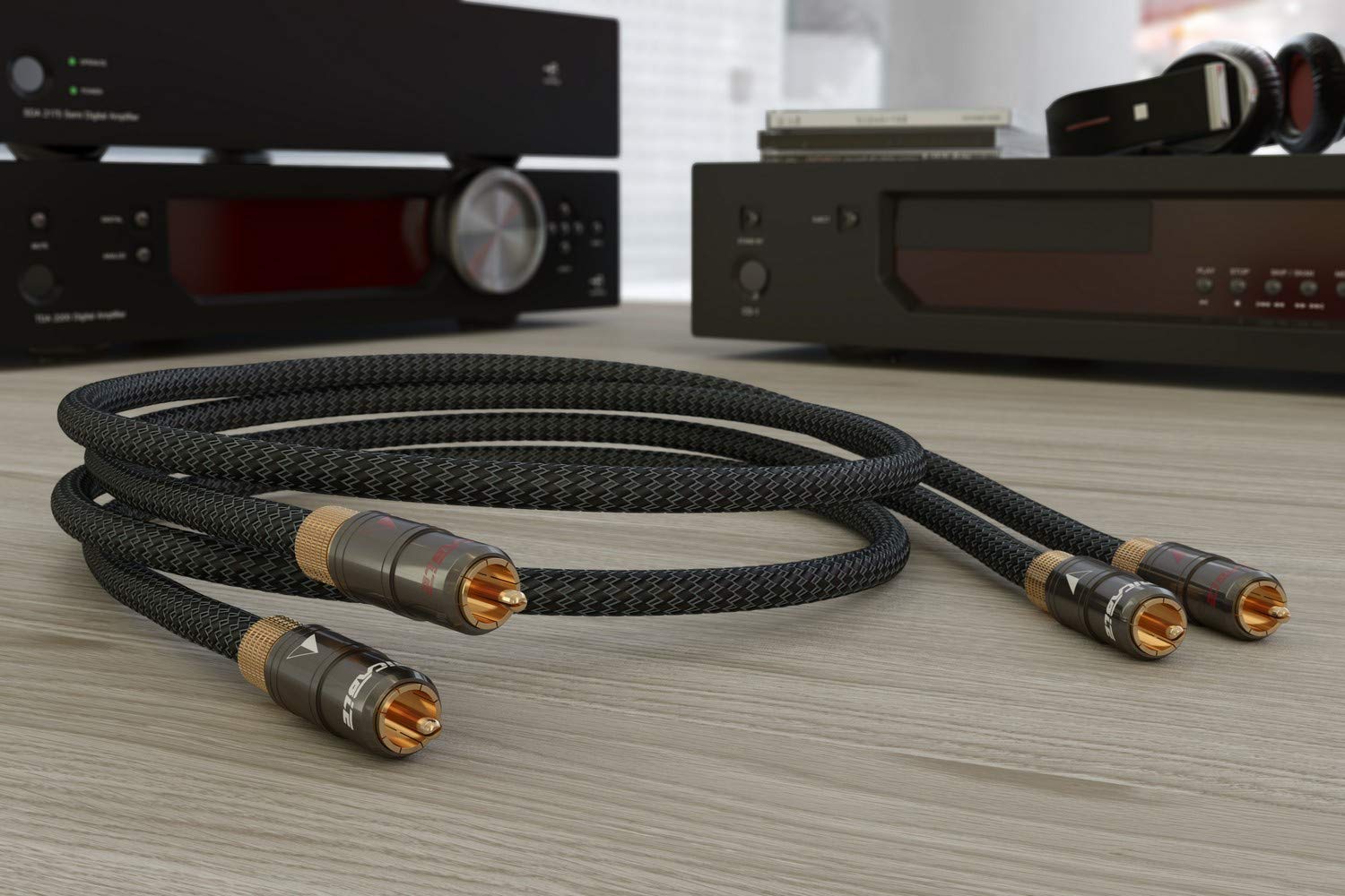 Ricable MR1 MAGNUS 2 x 1 mt - Cavo High-End Audio Stereo RCA di segnale