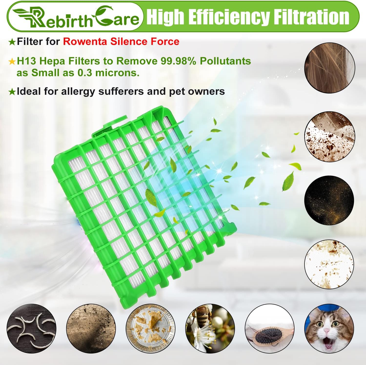 Filtro per aspirapolvere Silence Force Cyclonic 4AAAA RO7647EA RO7663EA
