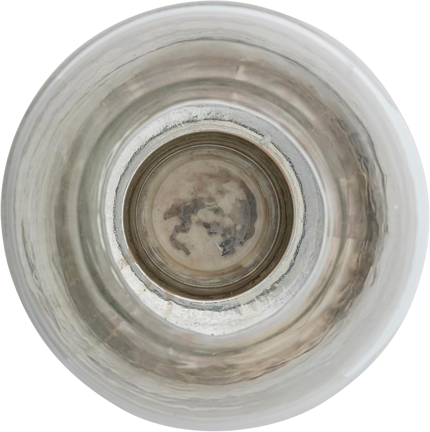 Creative Co-Op Tall Mercury Glass Hurricane Candle Holder, Gold