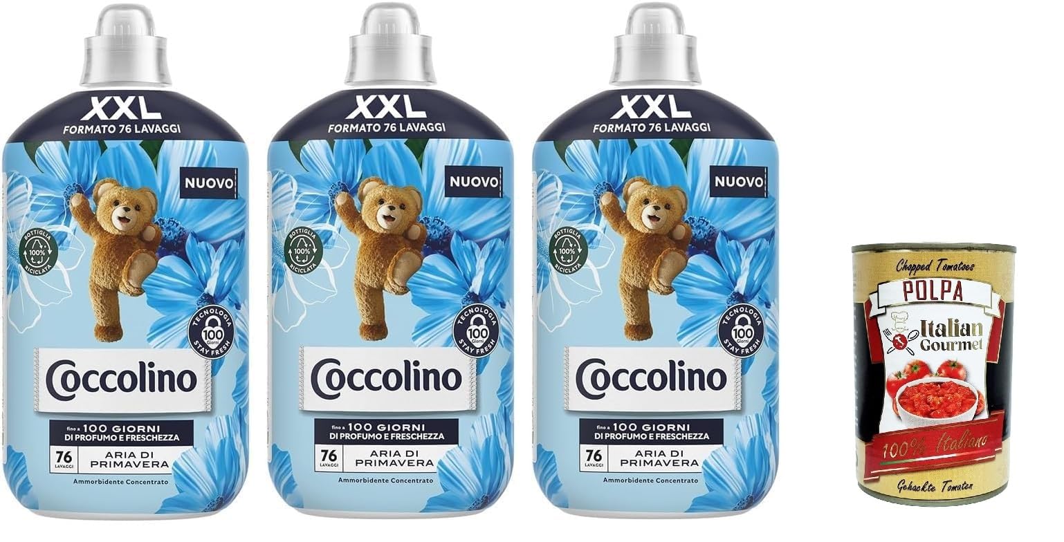 Italian Gourmet Ammorbidente Aria Primavera Weichspüler frisch 3 x 1750ml