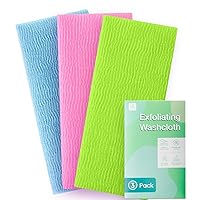 Vista 7 de 4 Piezas de Paño de Baño Exfoliante Toalla de Ducha Esponja de Red Africana Paño de Lavado Japonés Esponja Exfoliante para la Cara Esponja de Luffa