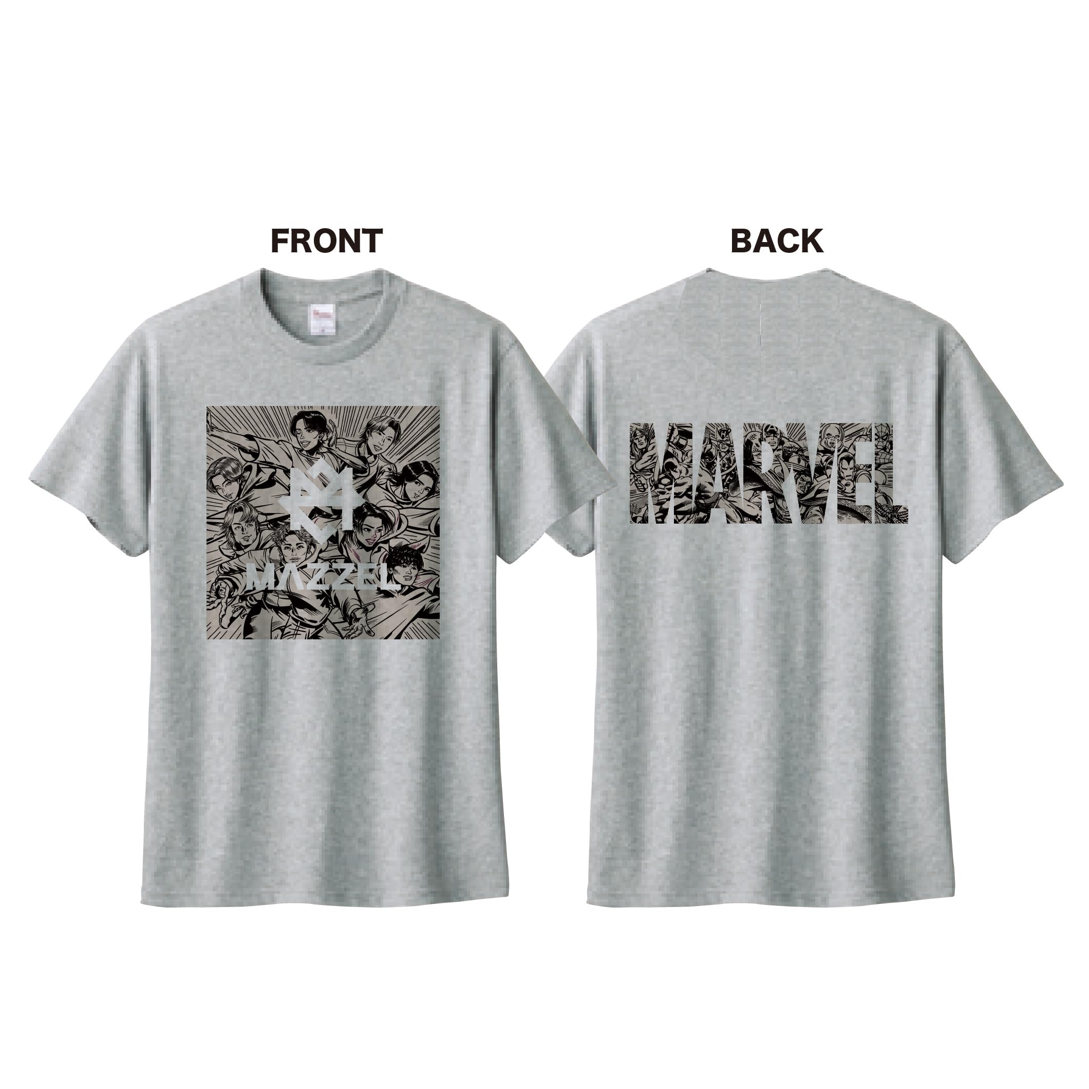 Amazon.co.jp: [スモール・プラネット] マーベル｜マーゼル Tシャツ L 