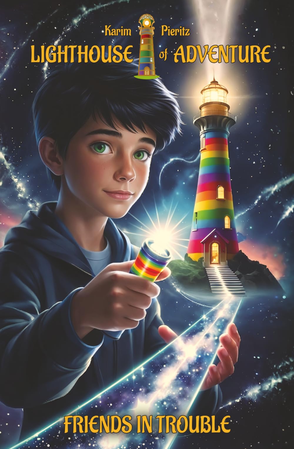 Friends in Trouble – A Funny Middle Grade Fantasy Quest for Kids Ages 8-12: A Magical Chapter Book Series with Dinosaurs and Robots