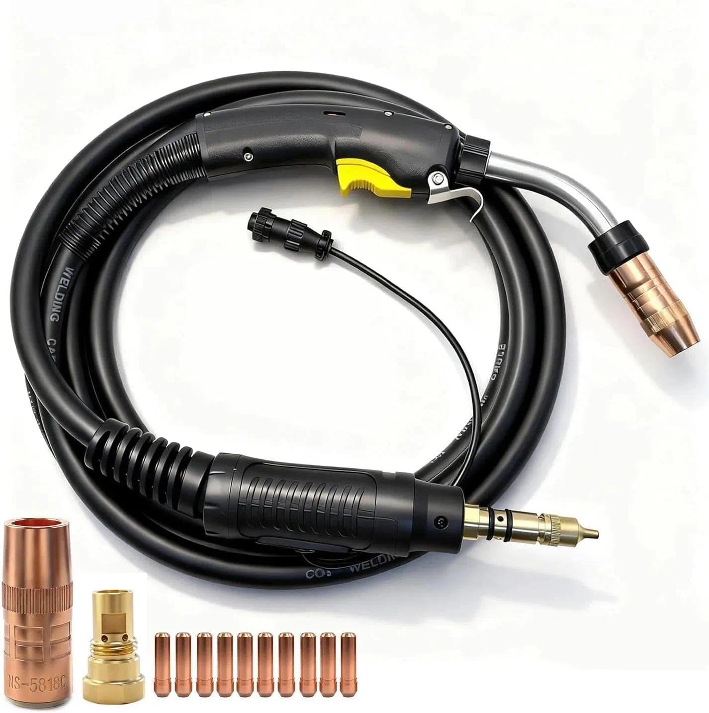 Heavy Duty Mig Welding Gun 300A 15FT Replacement for Bernard BTB BNQ300 Q30 Guns Miller connector,Q3015AE8EMC
