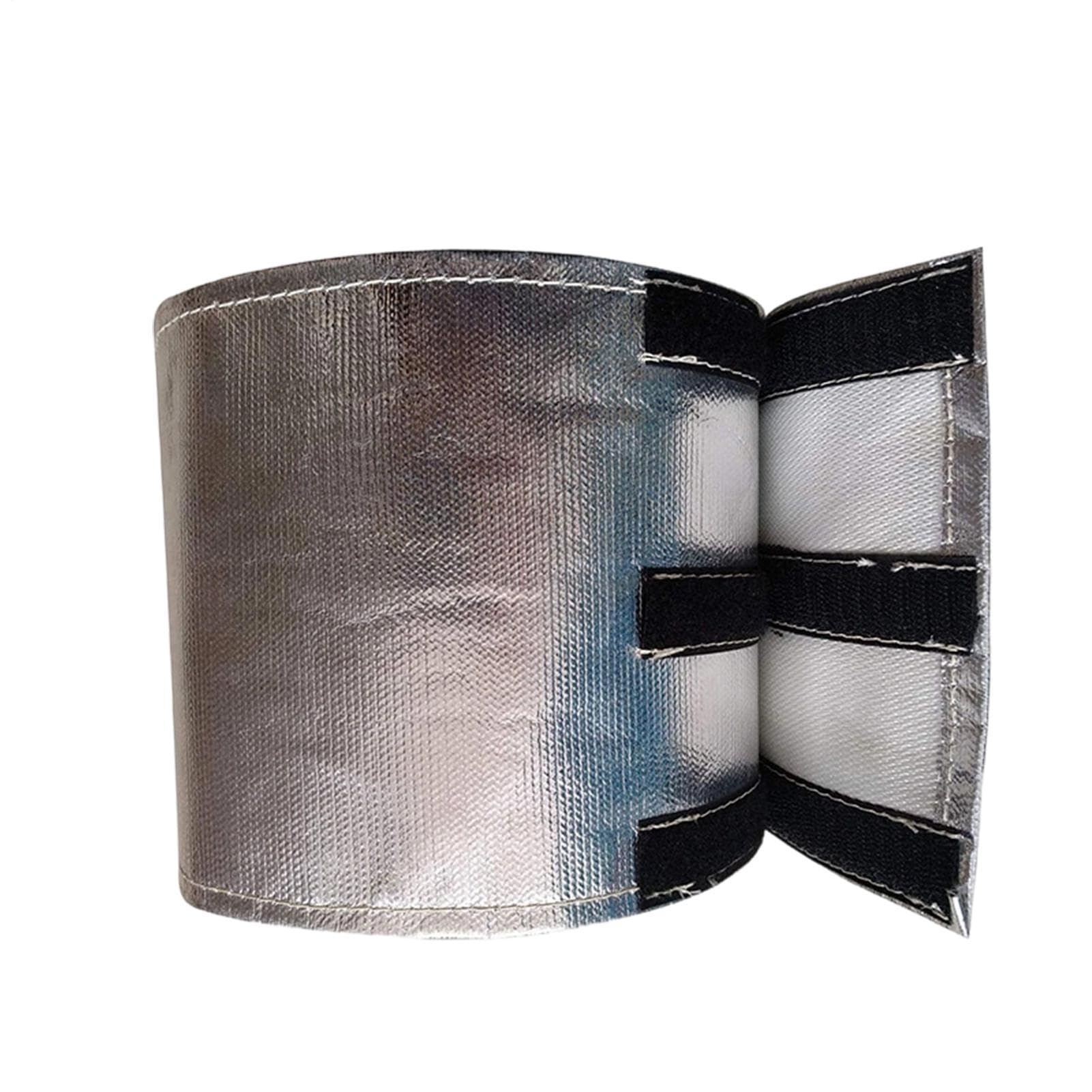Escudo térmico de arranque – Aluminio 7 x 24 pulgadas, lámina de fibra de vidrio, manta autoadhesiva, película de barrera para altas temperaturas, protección térmica compartimento motor | Tamaño