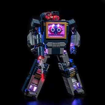 Remote Control Led Light Set Compatible with Lego 10358 Soundwave (No Model), Decoration Lighting Set Compatible with Lego Soundwave 10358 Creative Toys