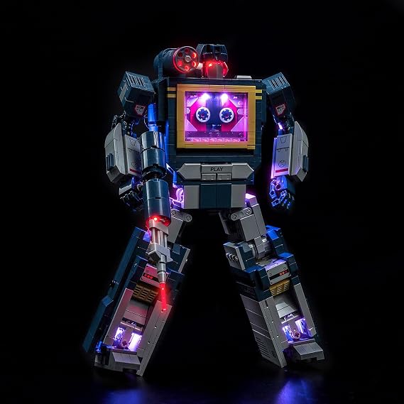 Remote Control Led Light Set Compatible with Lego 10358 Soundwave (No Model), Decoration Lighting Set Compatible with Lego Soundwave 10358 Creative Toys