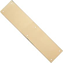 Deltana PP3515U3 3 1/2-Inch x 15-Inch Solid Brass Push Plate - coolthings.us