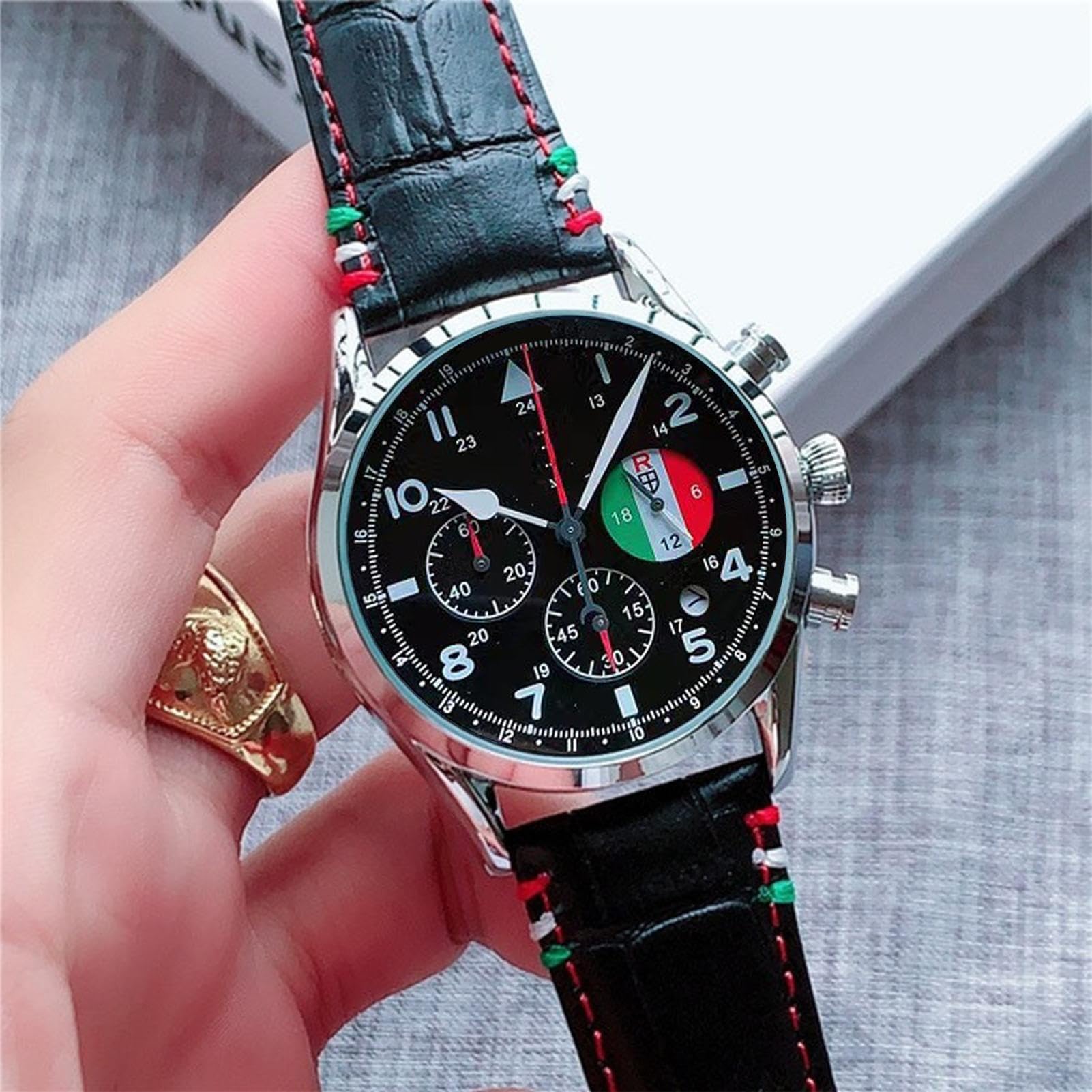 Relojes de Negocios para Caballeros Reloj de Pulsera para Caballeros con de