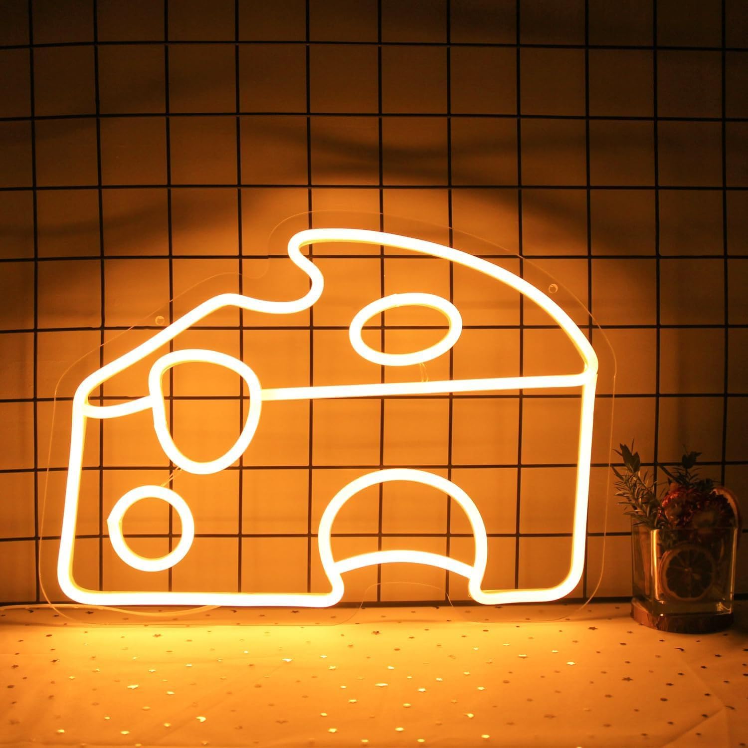 Maimeili LED Neon Signs Bar Open Coffee Beer Cigarette Neon Sign Acrylic LED Lights with Hanging Chain Light Up Sign for Bar Pub Store Man Cave Home Party Club Wall Decor 5V USB Powered Dimmable