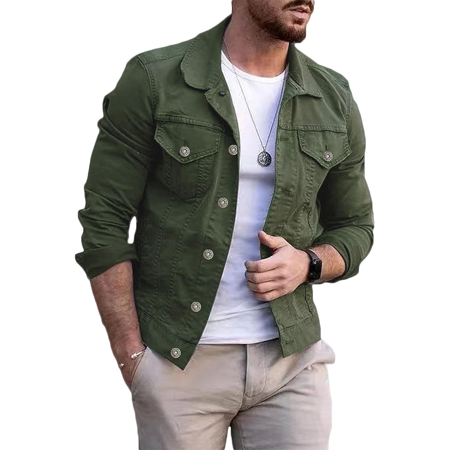 Jaqueta agasalho Denim Jacket for Men amropimasculino em promoção! Veja a oferta e mais achadinhos de Jaquetas & Casacos 7 Hoje é o melhor dia para comprar Jaqueta agasalho Denim Jacket for Men amropimasculino com aquele preço maroto! Promoção! Aproveite a oferta! 7