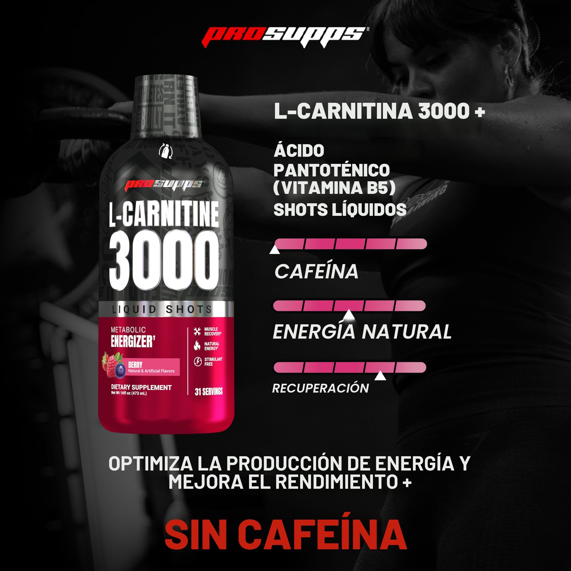para que sirve l carnitine 3000 PROSUPPS L-Carnitine Disparos líquidos sin estimulantes hombres y mujeres, bebida de entrenamiento para rendimiento y recuperación muscular (31 porciones, baya) China China famous Copper واقي شمس PA++++ Carnitine 3000 before your Size:32 Serves