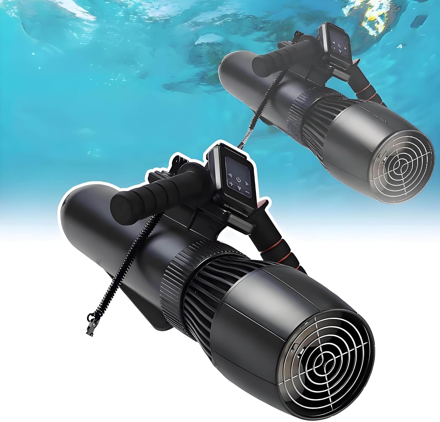 Submarine Scooter, Underwater Propeller Scooter, Water Sports Diving Scooter, 500W Brushless Motor, 40m Depth, Compact And Portable, For Adults Kids, Scuba Diving Snorkeling Sea Scooter 16000mah