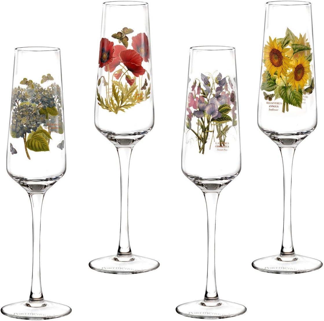 Botanic Garden Set of Four Champagne Flutes BGZY5302-XP