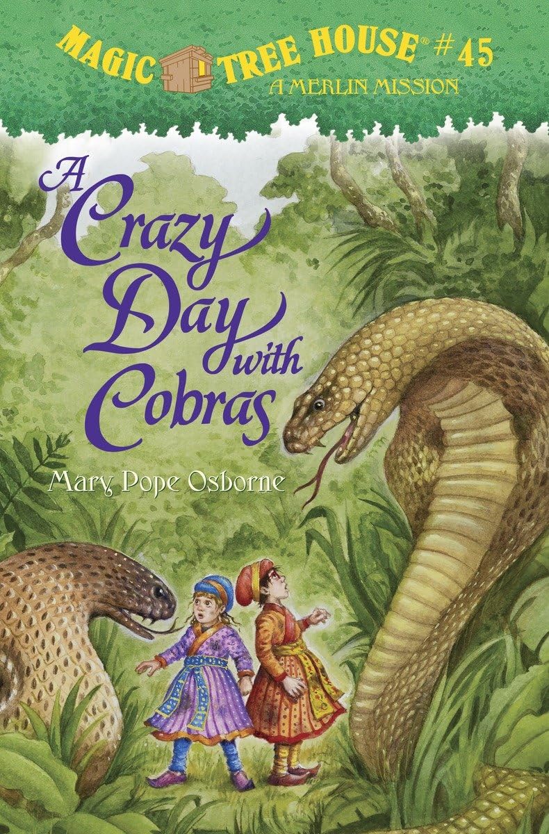 Cover of A Crazy Day with Cobras (Magic Tree House (R) Merlin Mission)