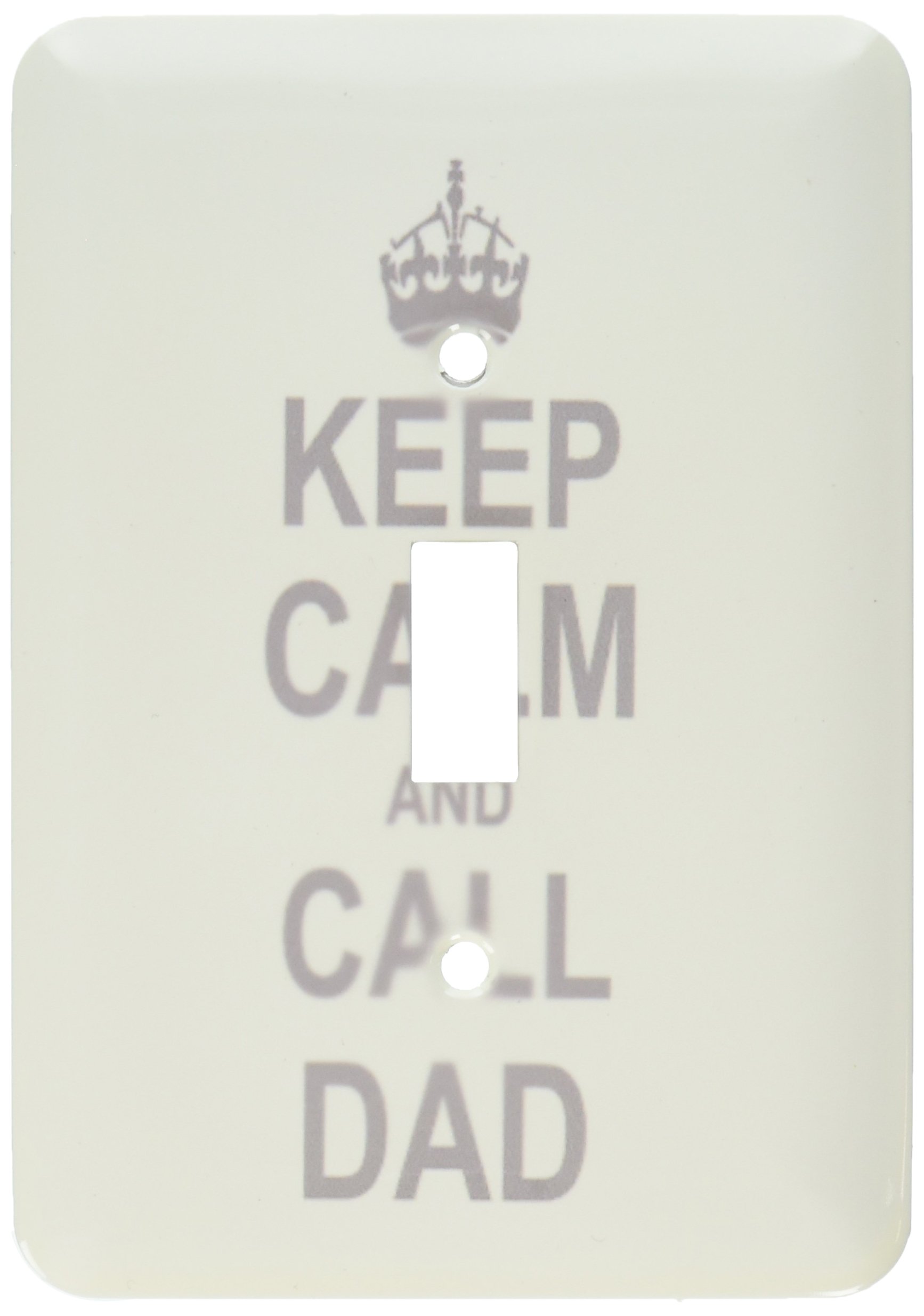 Interruptor individual Keep Calm and Call Dad, un regalo original y divertido para papá.