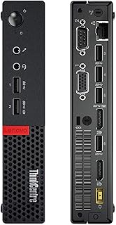 Lenovo Thinkcentre M710Q Tiny Desktop Microcomputer, Intel Core i7-6700, 32GB DDR4 RAM, 1TB SSD, K30, WI-FI, Wired Keyboard, Bluetooth, Windows 10 Pro (Renewed)