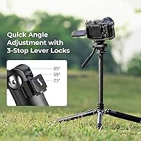 Vista 7 de SmallRig CT150 - Trípode de video de viaje de fibra de carbono, 61.8'' Carga máxima 3kg / 6.6lb para cámaras, DSLR - 4937