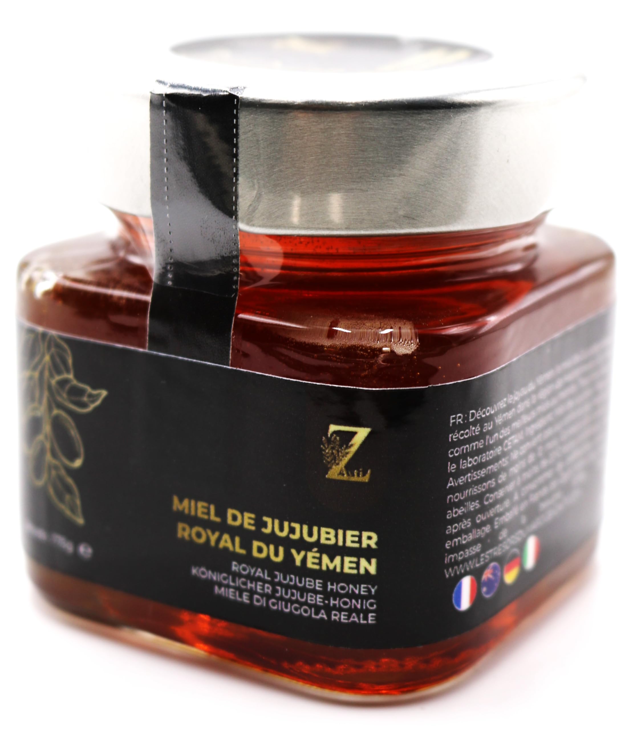 Jemenński królewski miód jujubier 175 g, rzadki i unikalny miód - 100% naturalny, bezkonserwatywny.