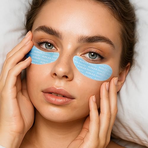 Miniatura 5 de AUSLKA Parches reutilizables para debajo de los ojos 3 pares, máscaras reutilizables de silicona, parches reutilizables para arrugas de ojos,