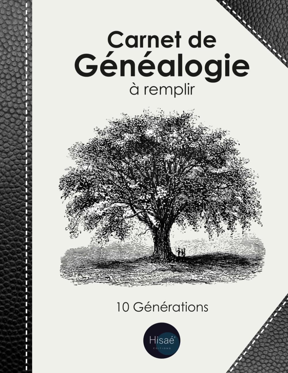 Carnet de Généalogie à remplir: v1-6 Livre complet pour toutes vos recherches | Arbre Généalogique 10 générations | 187 pages | format Large | arbre vintage