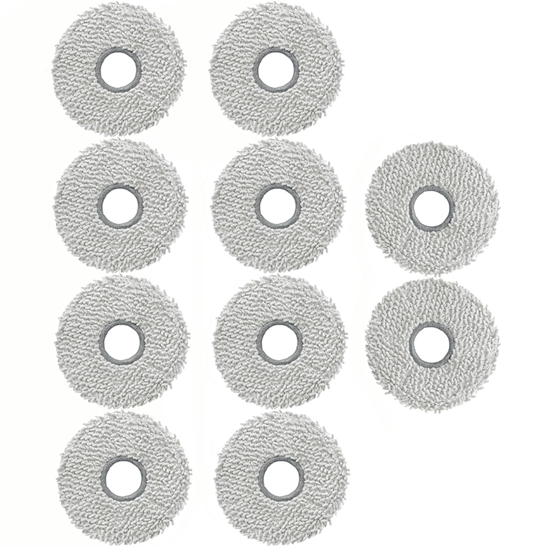 10pcs Deebot Mopping Pads fit for Ecovacs DEEBOT X5 PRO Omni Robot Vacuum Cleaner, Ecovacs Deebot X5 Pro Omni Mop Pads