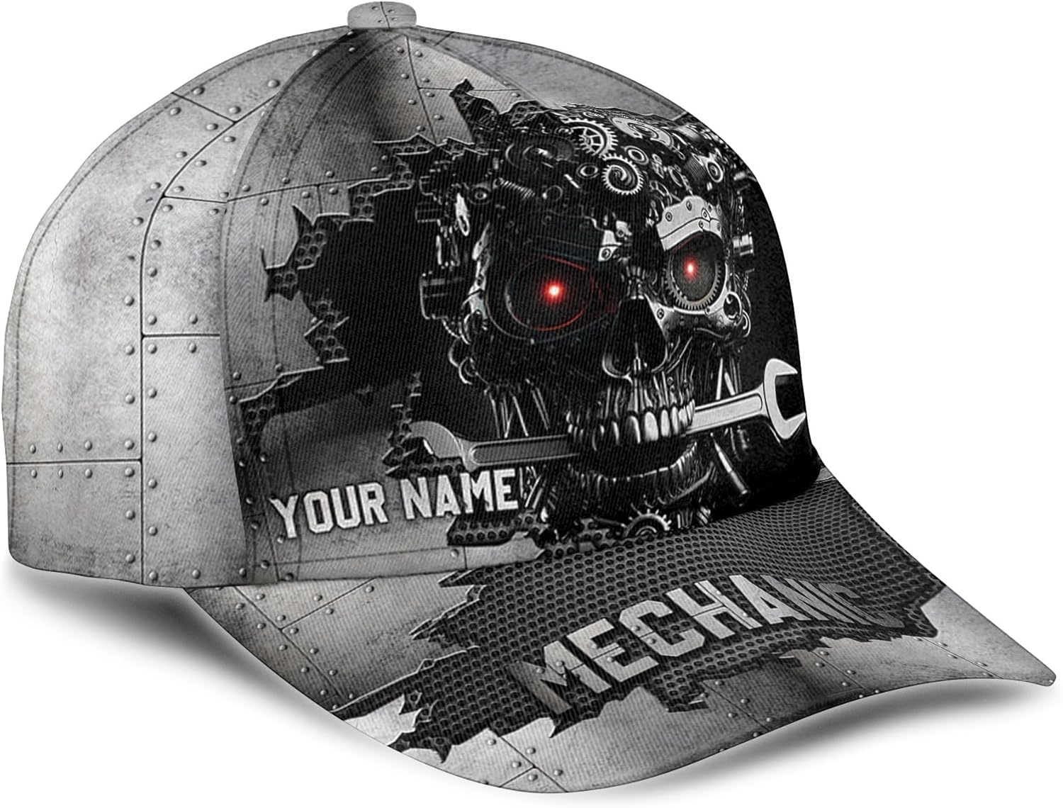 Personalized Fitted Camo Hats for Men Hunting, Camouflage Gift Caps